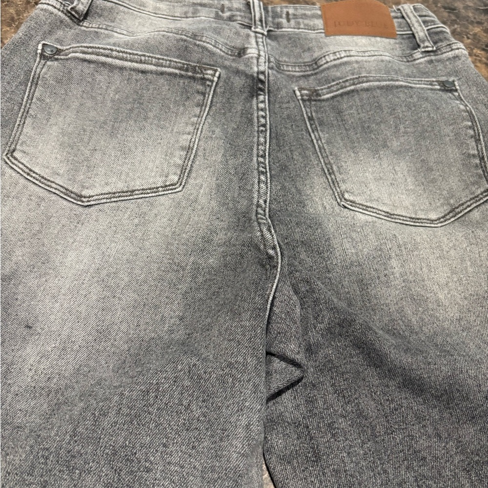 Judy Blue Women's Gray Straight Jeans